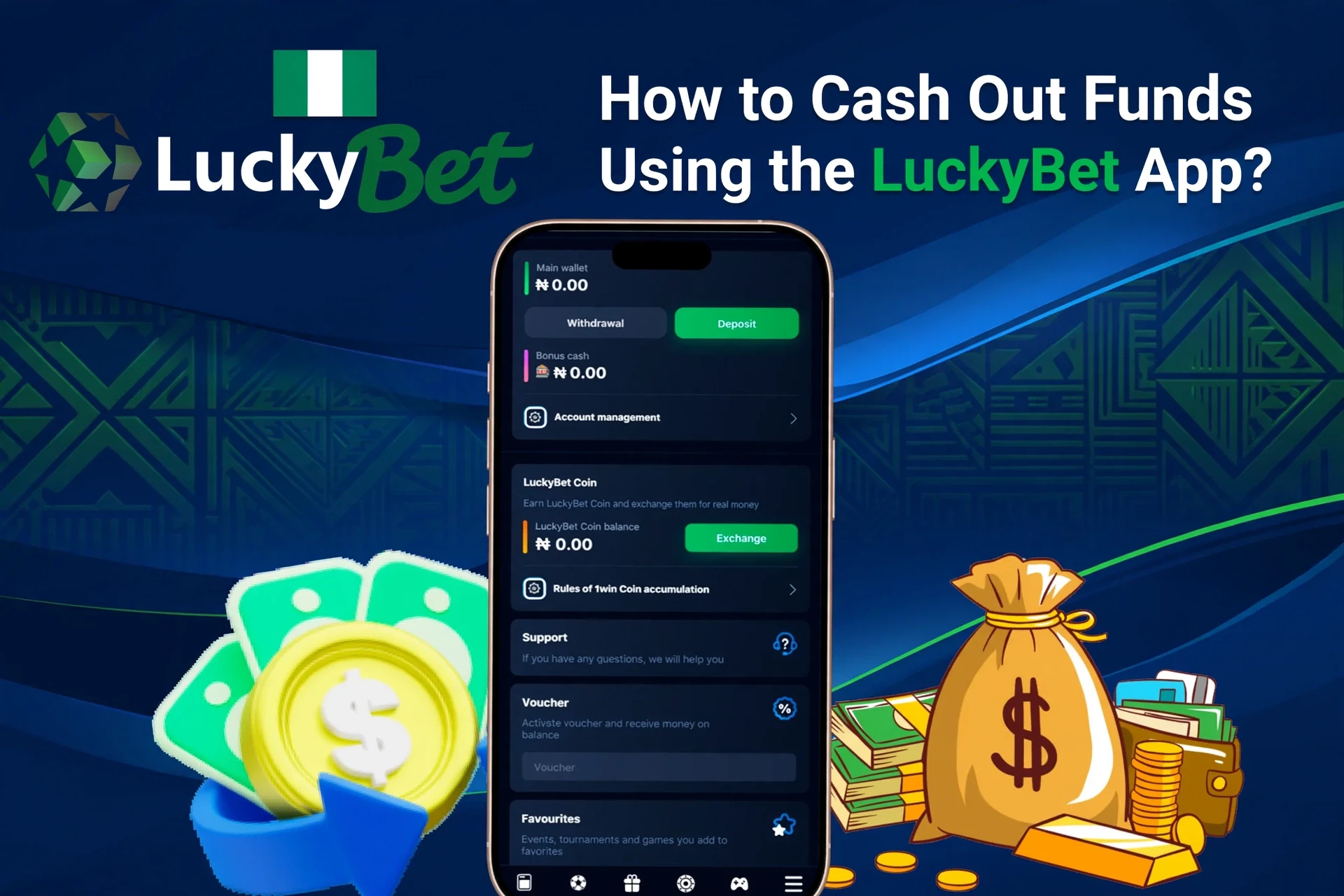 Registration process on the LuckyBet mobile app with social login options